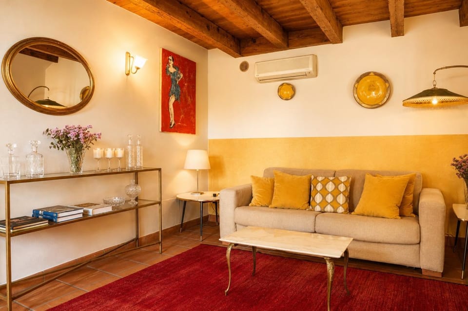 Living room, air conditioner