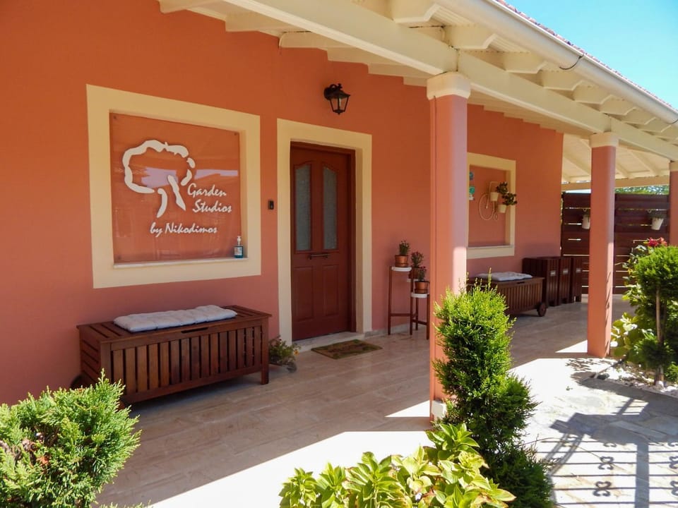 Patio, Facade/entrance, Property logo or sign