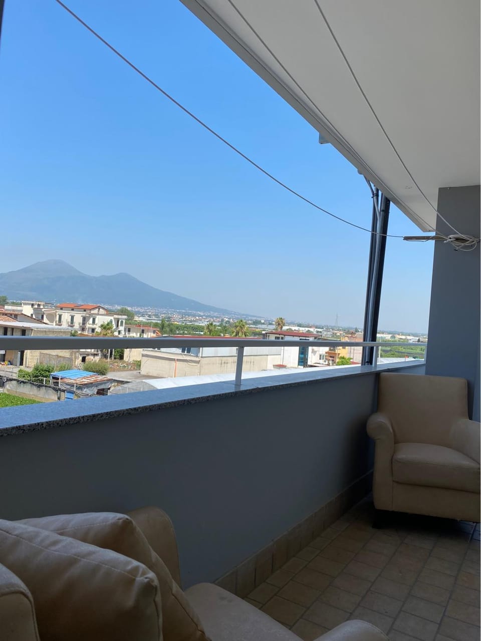 Natural landscape, Balcony/Terrace, Living room, Mountain view