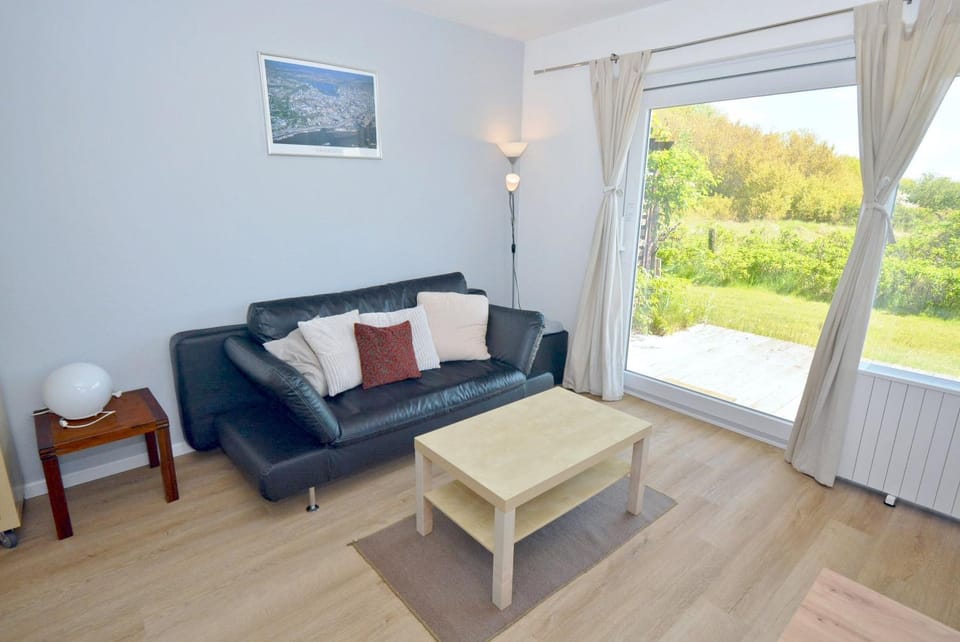 Living room, Seating area, Garden view