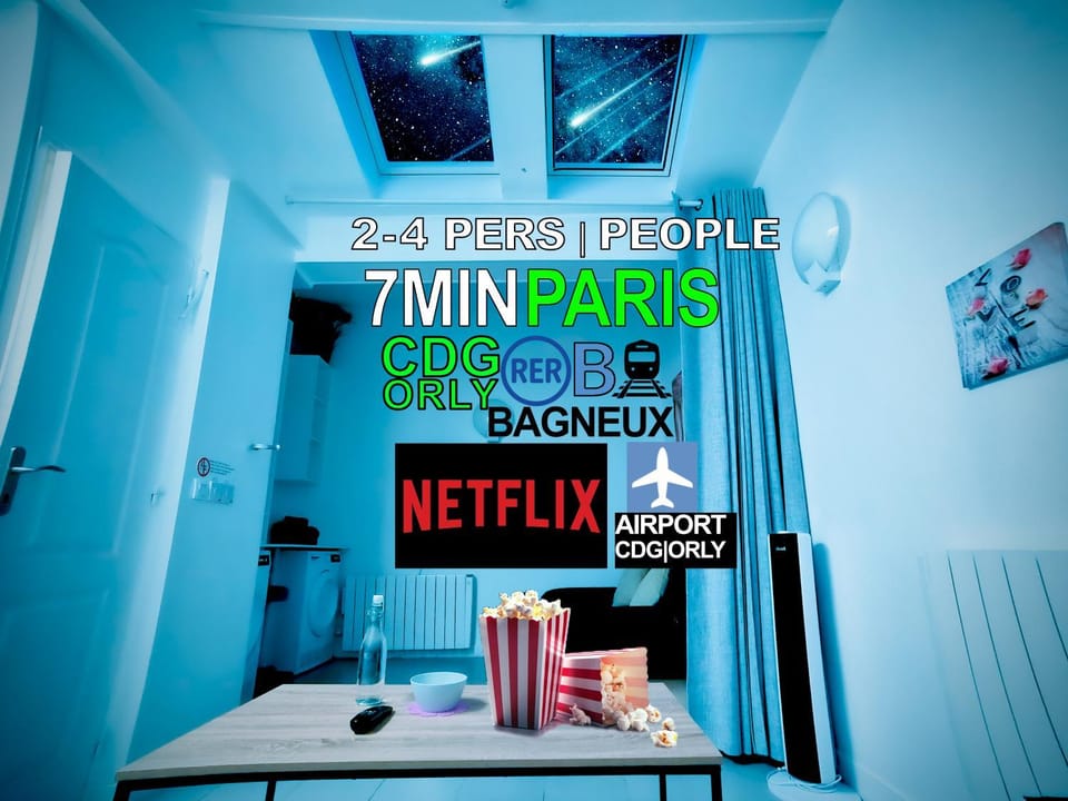 Bagneux Paris RER B Confort Netflix Apartment in Île-de-France