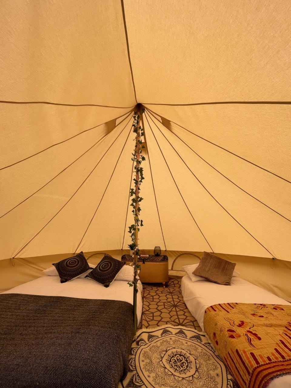 Shoreline Escapes at Hawthorn Field Luxury tent in Christchurch