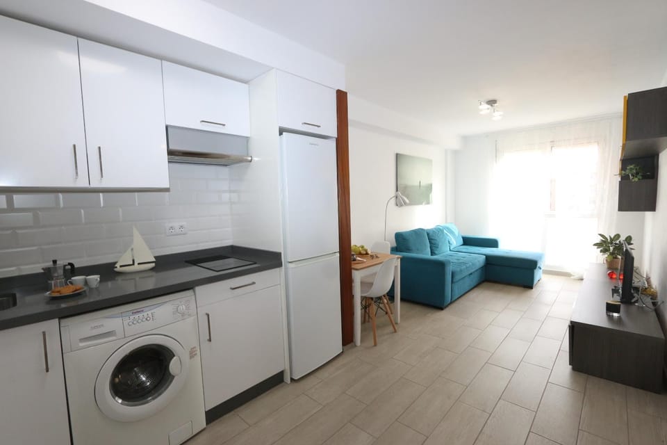 Kitchen or kitchenette, Living room
