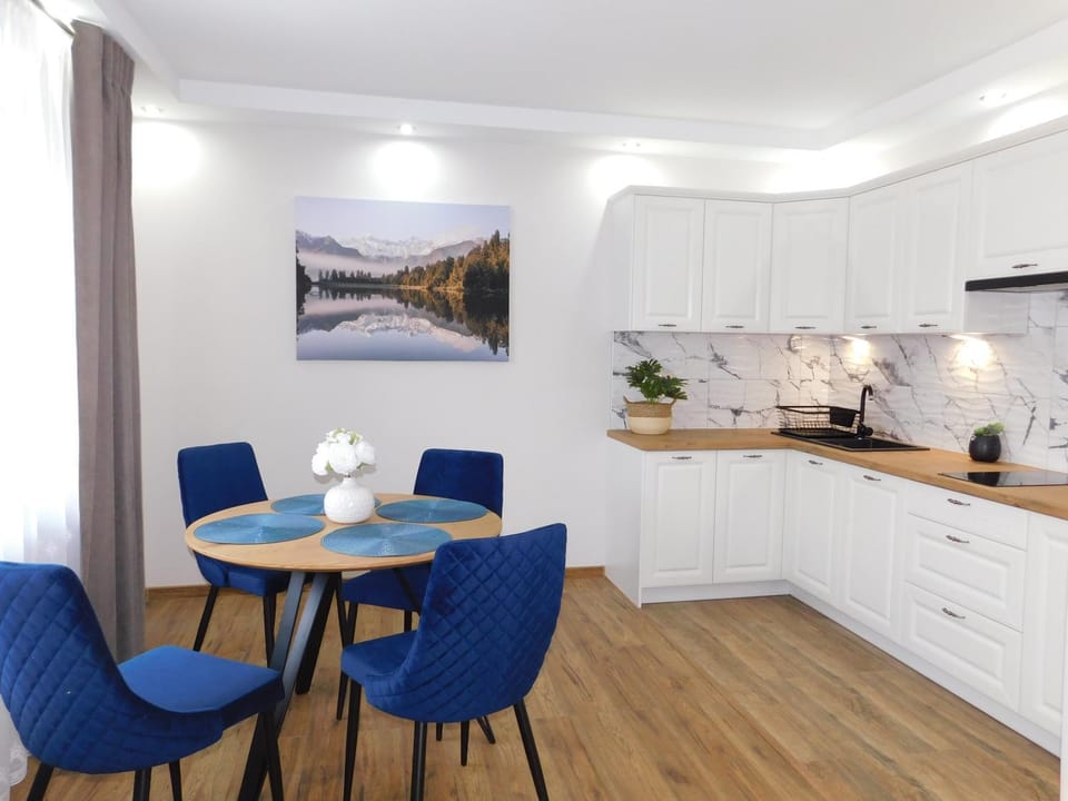 Kitchen or kitchenette, Dining area, minibar, stove, kitchen