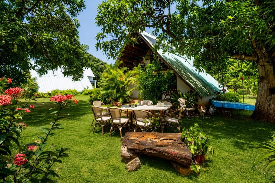 Day, Natural landscape, Garden, Dining area, Evening entertainment, Garden view