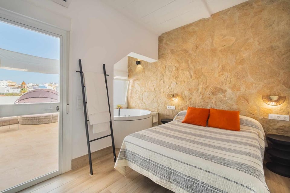 Jacuzzi Amanecer de Plata Decoración Romántica Apartment in Chiclana de la Frontera