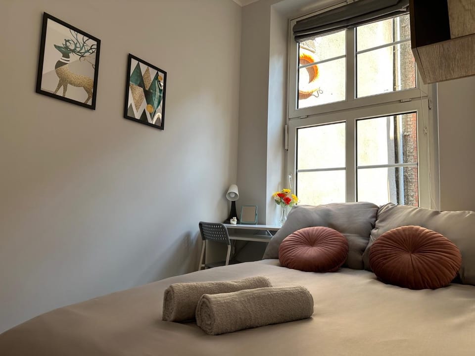 Bed, Photo of the whole room, towels