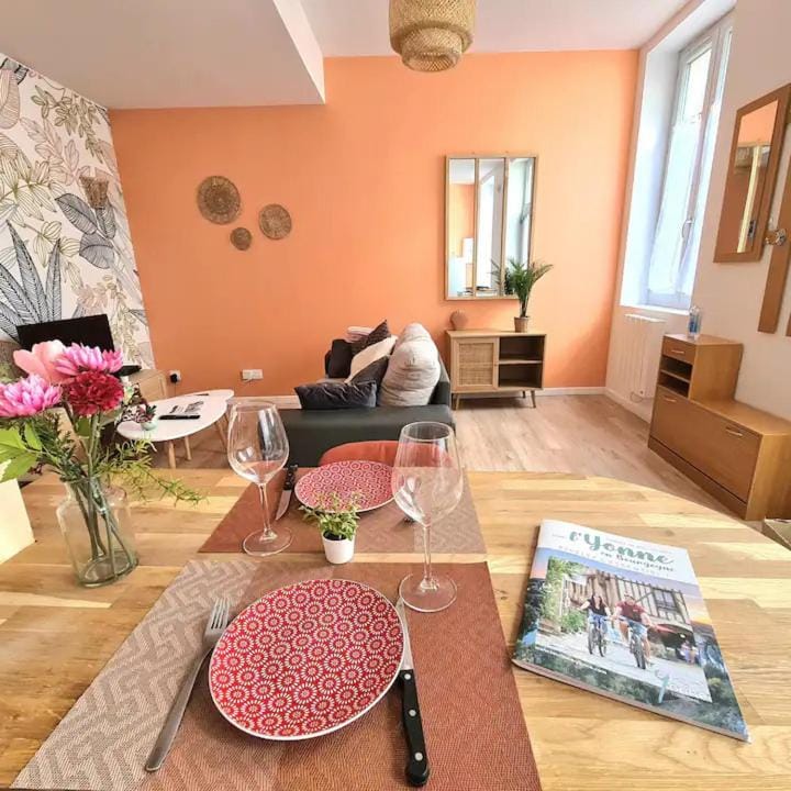 Chez Raphaël - local à vélos au centre historique Apartment in Bourgogne-Franche-Comté