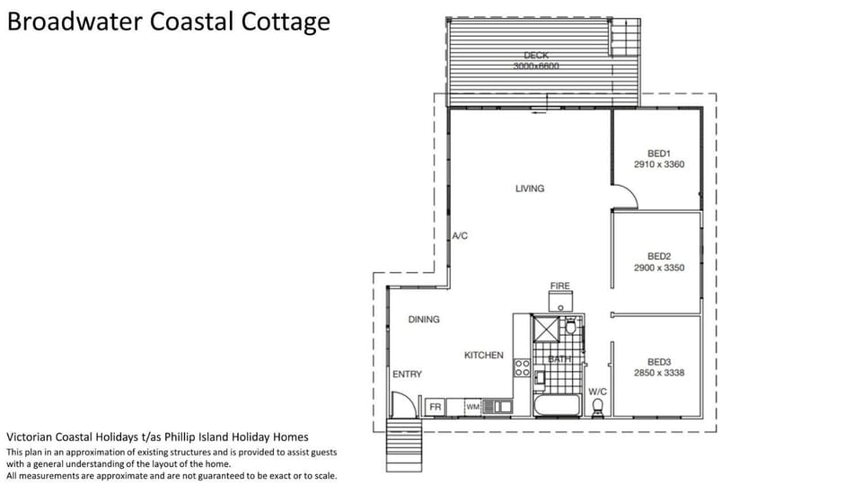 Broadwater Coastal Cottage House in Cape Woolamai