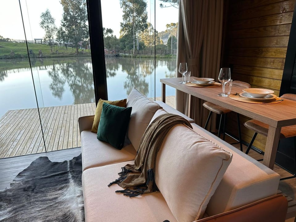 Natural landscape, Dining area, Lake view