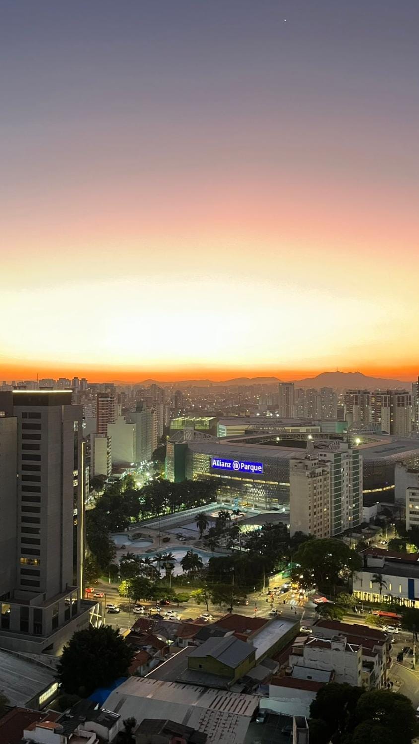 Bird's eye view, Sunset