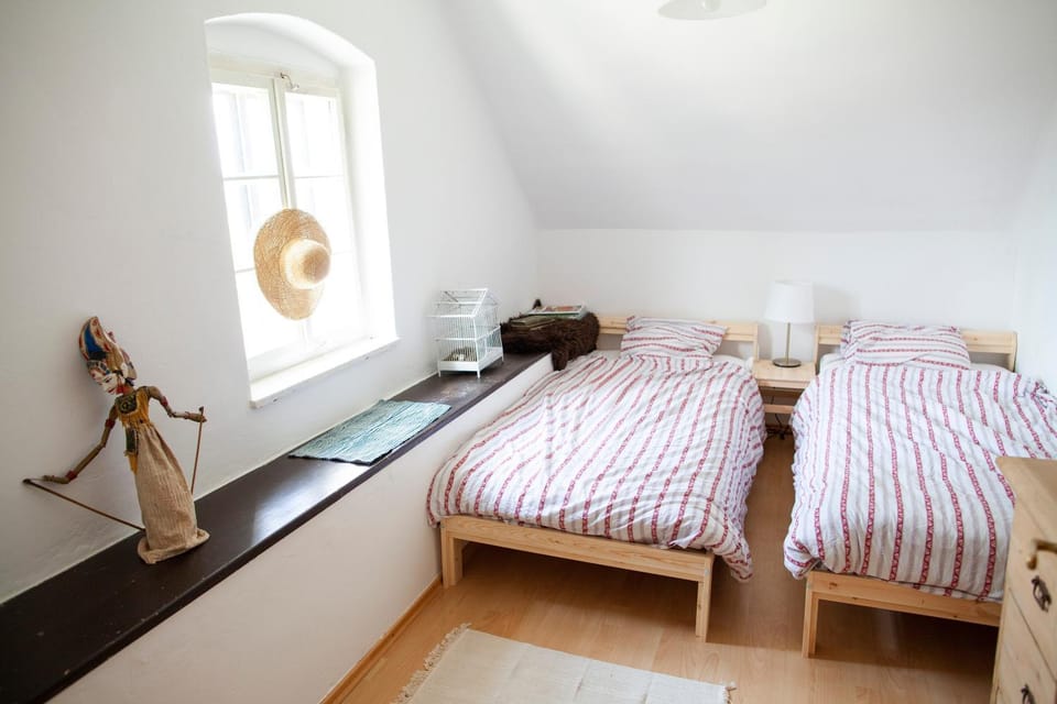 Property building, Living room, Bedroom