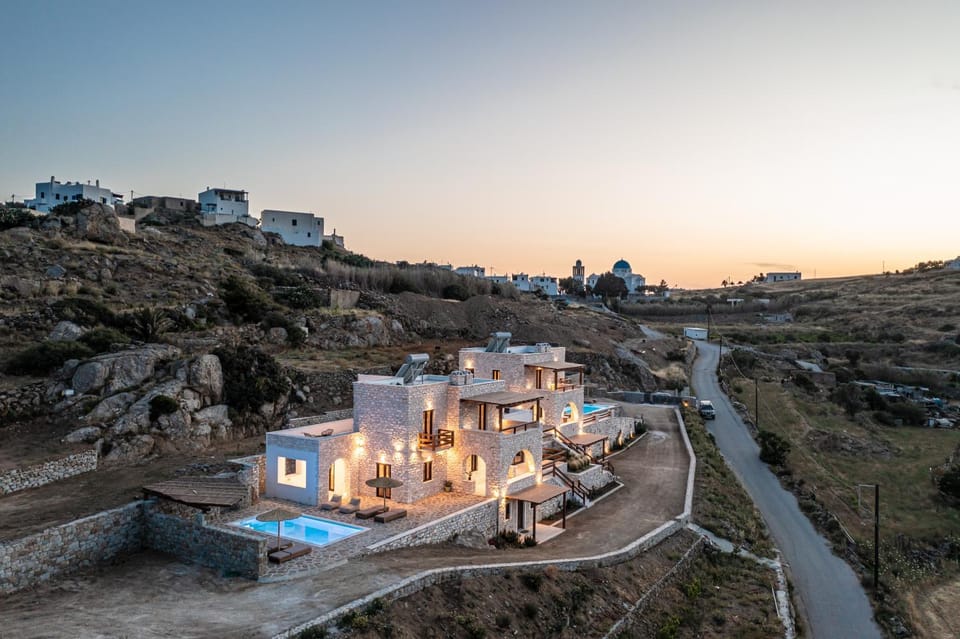 Property building, Mountain view, Sunrise, Sunset