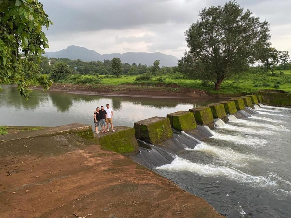 River view, group of guests