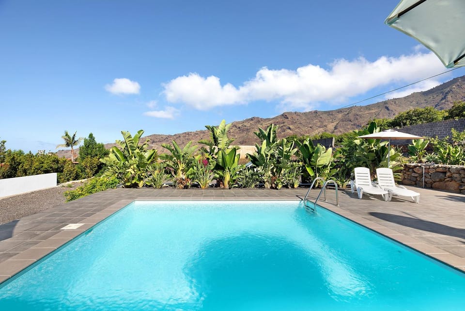 Property building, Living room, Swimming pool