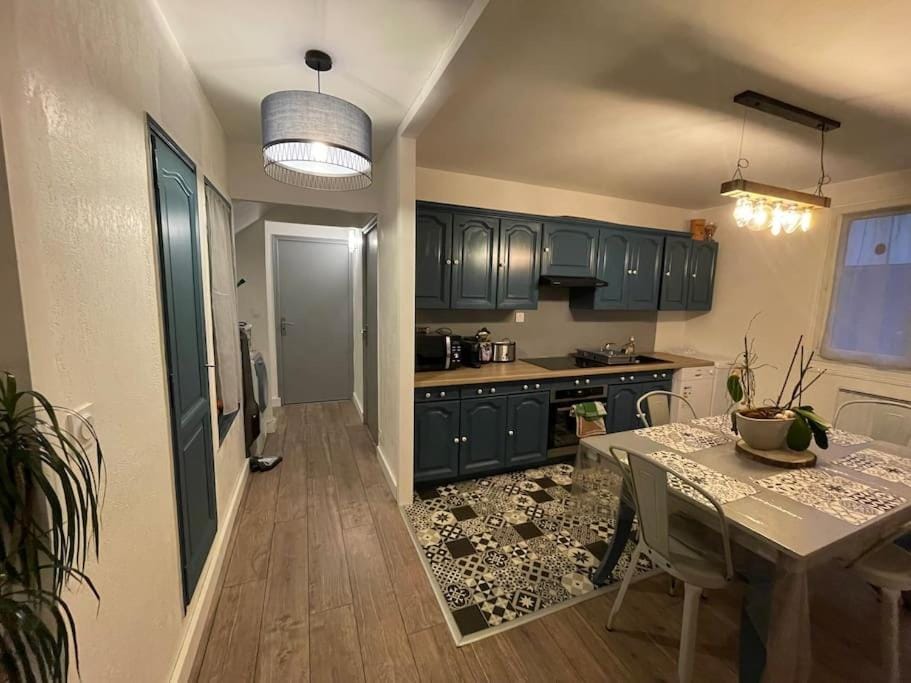Dining area, dishwasher, oven, stove