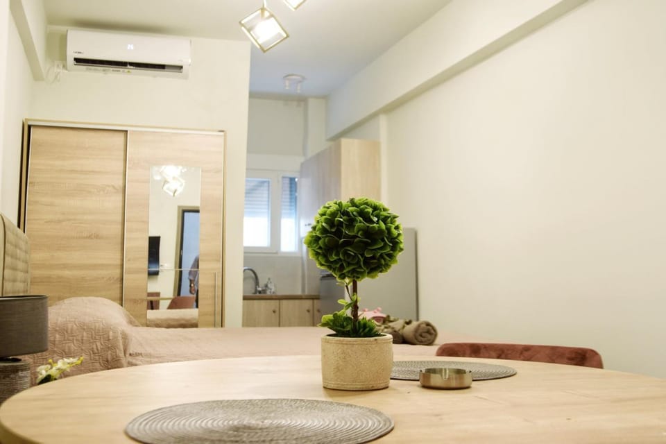 Bed, Living room, Photo of the whole room, Seating area, Dining area, Bedroom, air conditioner
