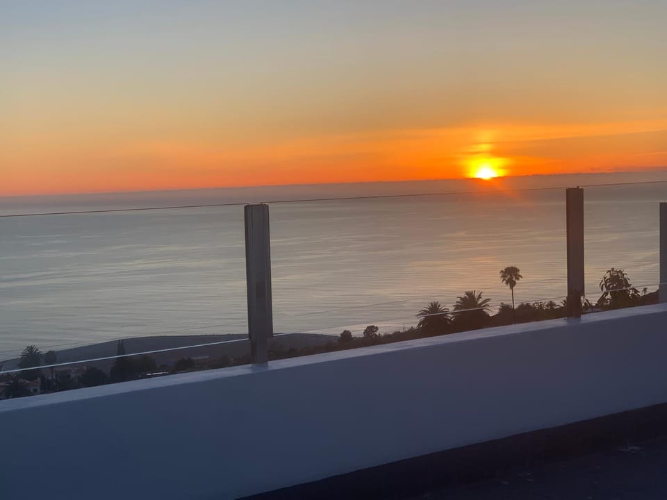 Natural landscape, Sea view, Sunset