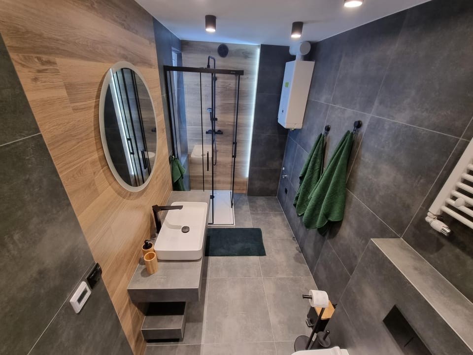 Shower, Bathroom, towels