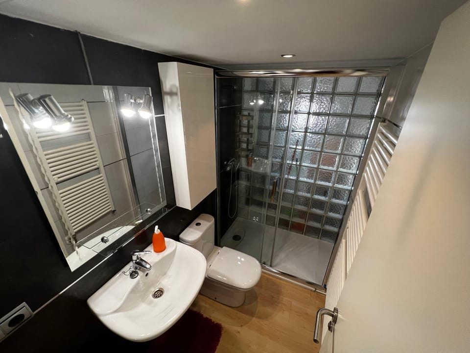 Shower, Toilet, Bathroom, towels