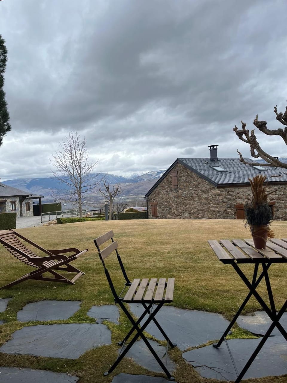 Natural landscape, Garden, Mountain view