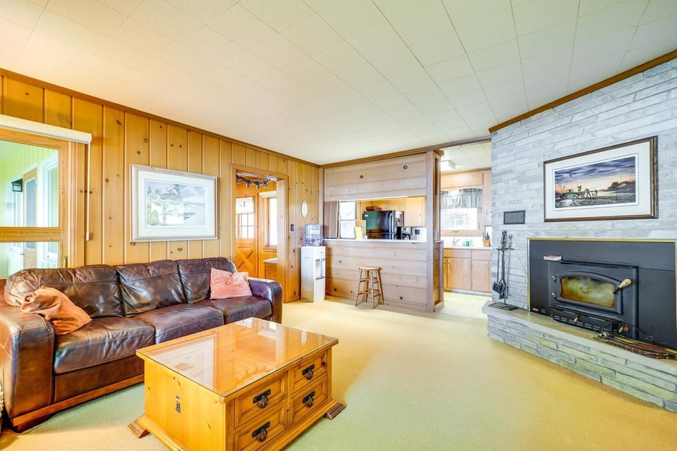 Waterfront Torch Lake Cottage w/ Dock & Fire Pit! House in Torch Lake