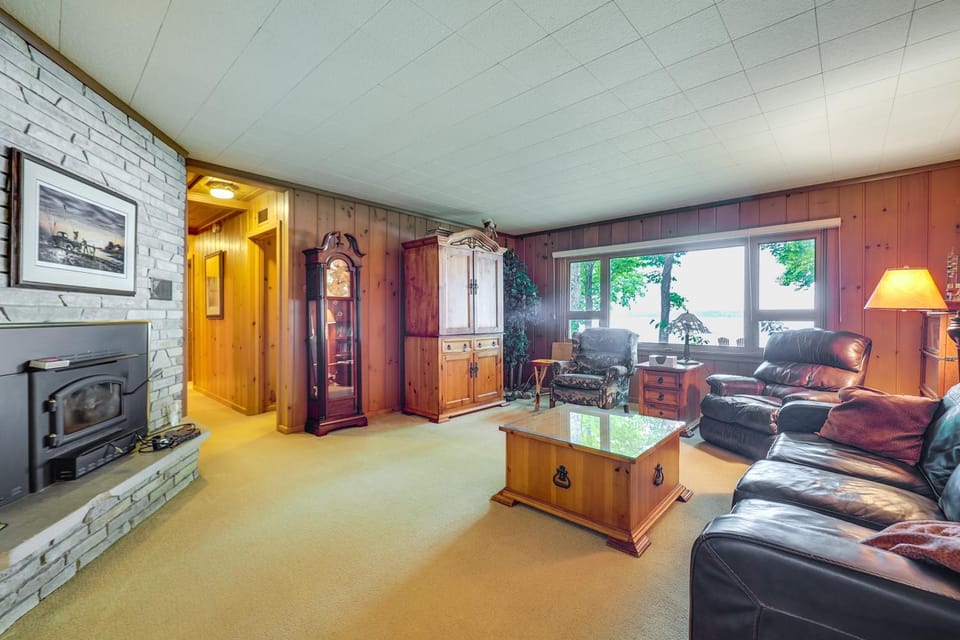 Waterfront Torch Lake Cottage w/ Dock & Fire Pit! House in Torch Lake