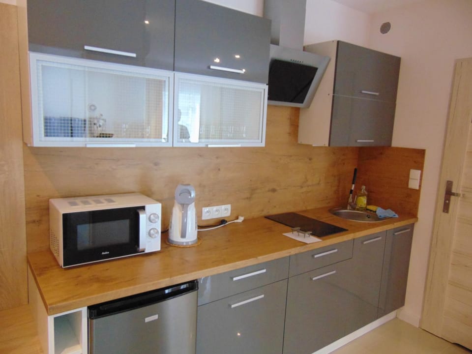 Coffee/tea facilities, Kitchen or kitchenette, minibar, stove