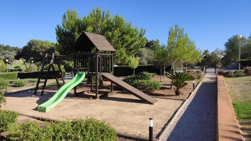 Natural landscape, Children play ground, Garden, Garden view