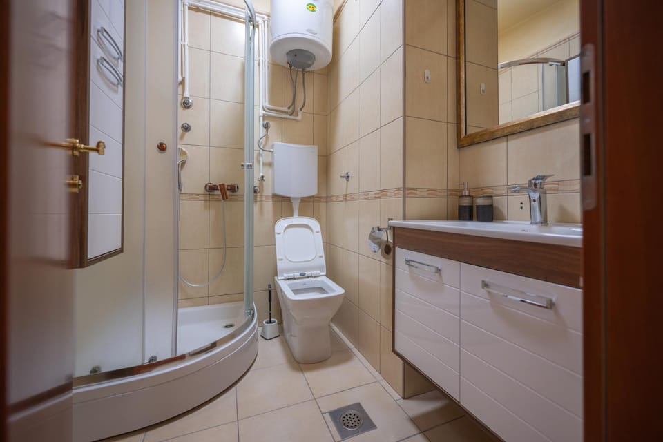 Shower, Toilet, Bathroom, Bath, bidet, towels