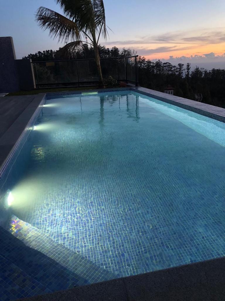 Natural landscape, Pool view, Swimming pool, Sunrise, Sunset