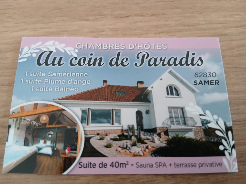 AU COIN DE PARADIS - Suite plume d'ange Bed and Breakfast in Hauts-de-France