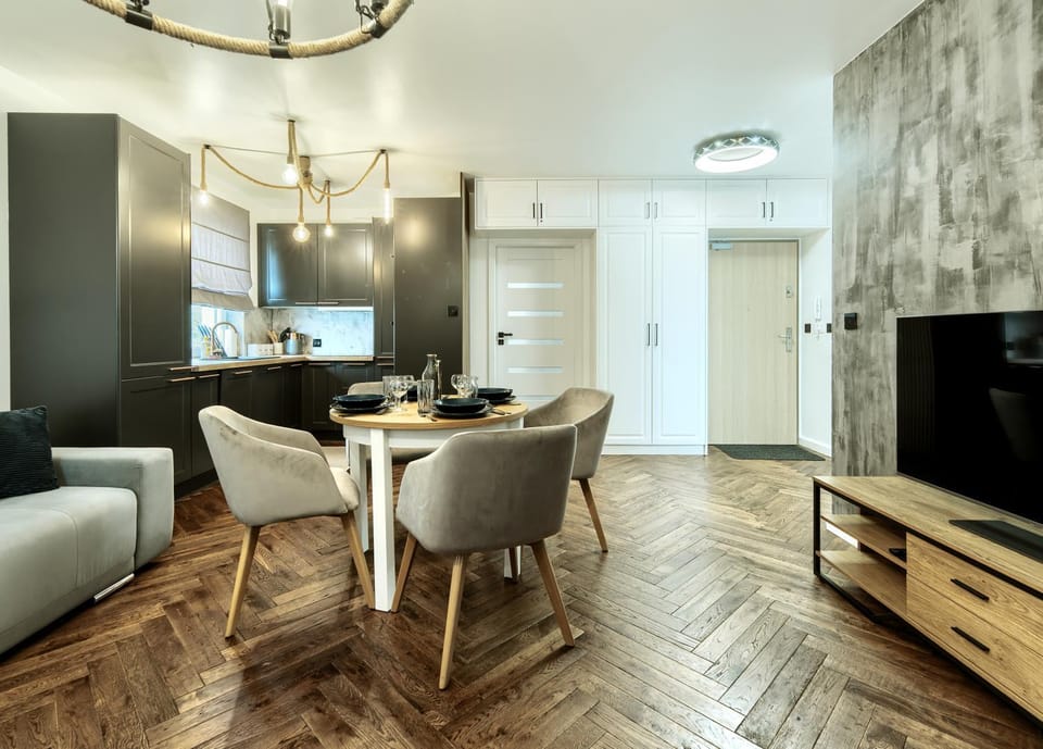 Kitchen or kitchenette, Living room