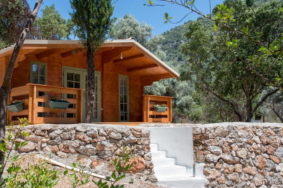 Property building, Spring, Day, Natural landscape, Garden, Garden view, Mountain view