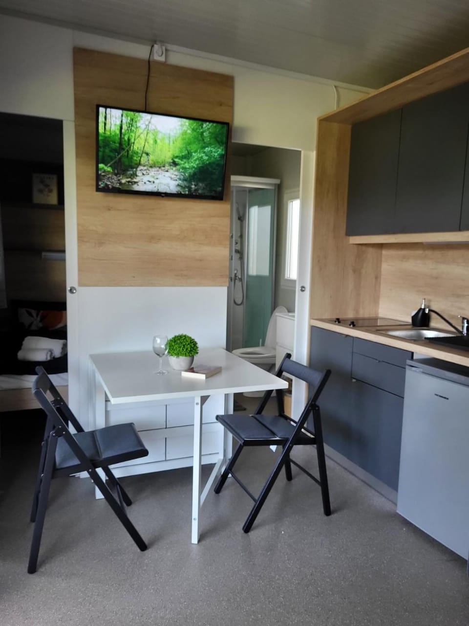 TV and multimedia, Kitchen or kitchenette, Living room, Dining area