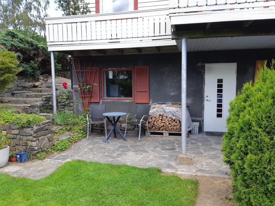Property building, Patio