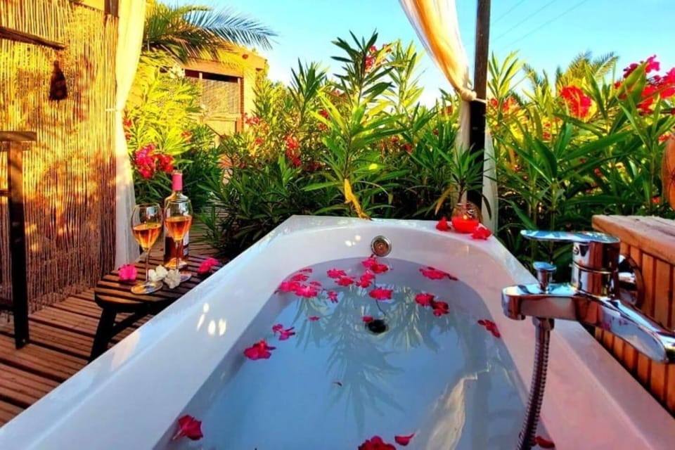 Natural landscape, Hot Tub, Hot Tub, Garden view
