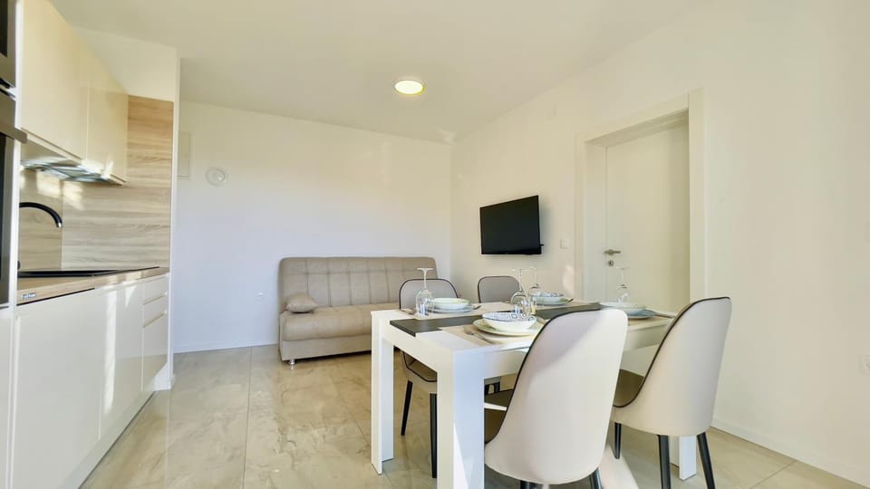 Living room, kitchen
