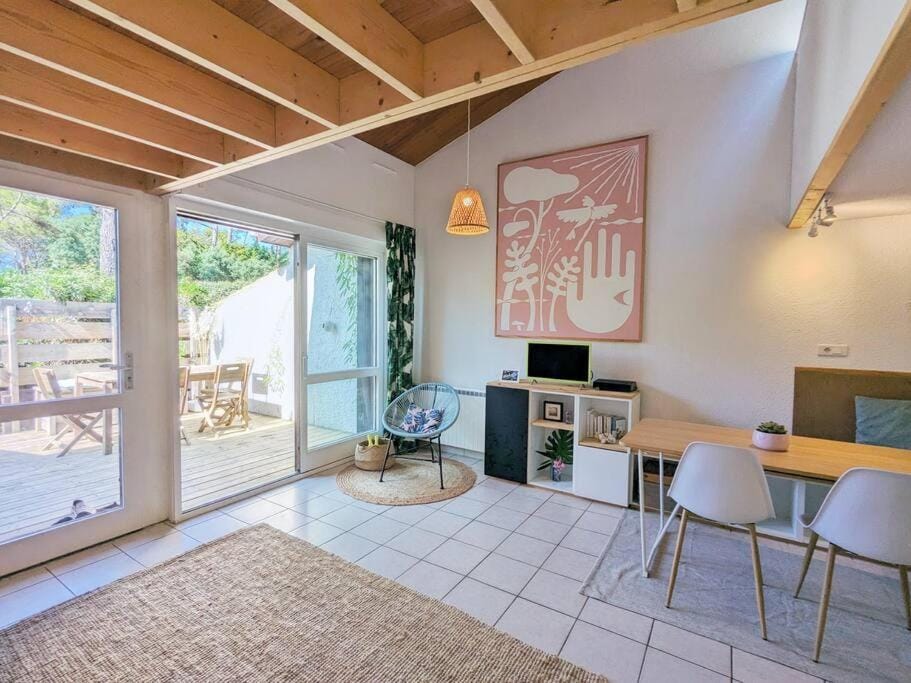 * Jolie villa patio près de la plage des Bourdaines * Apartment in Seignosse