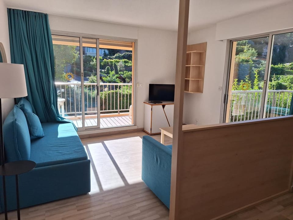 2 pièces climatisé dans résidence avec piscine Apartment in Cannes