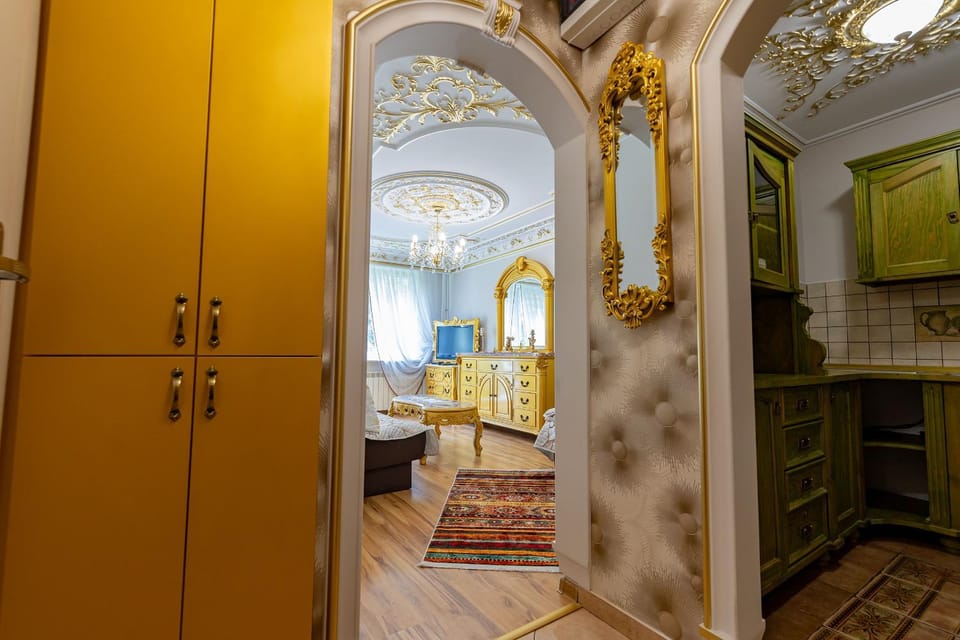 Kitchen or kitchenette, wardrobe
