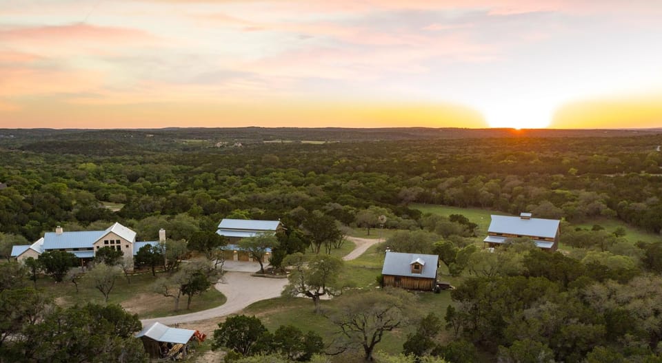 Natural landscape, Bird's eye view, Sunset