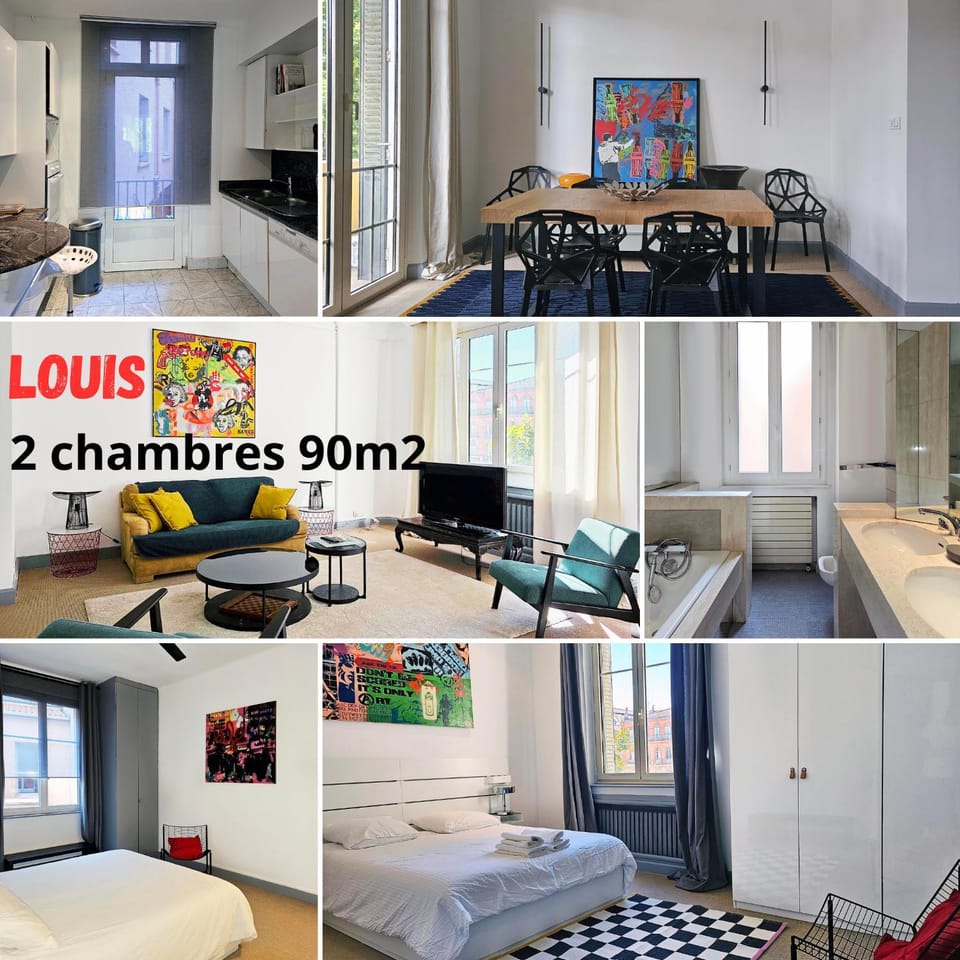 Bed, Living room, Photo of the whole room, Seating area, Bedroom