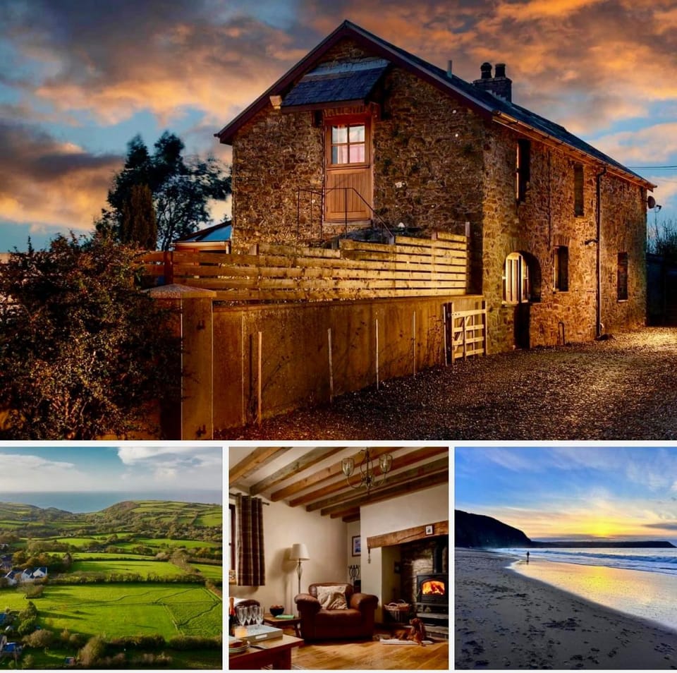 Trysor Holiday Cottage, Cardigan Bay with sea views House in Penbryn