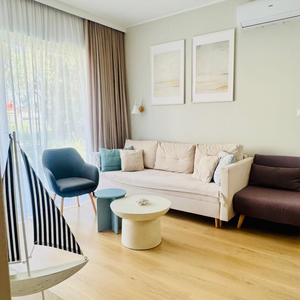 NOWY Apartament - 40m2 ! 2 pokoje ! Słoneczny Taras ! Parking ! Stojak na rowery ! Klimatyzacja ! Stacja Baltic Twins Apartment in Pomeranian Voivodeship