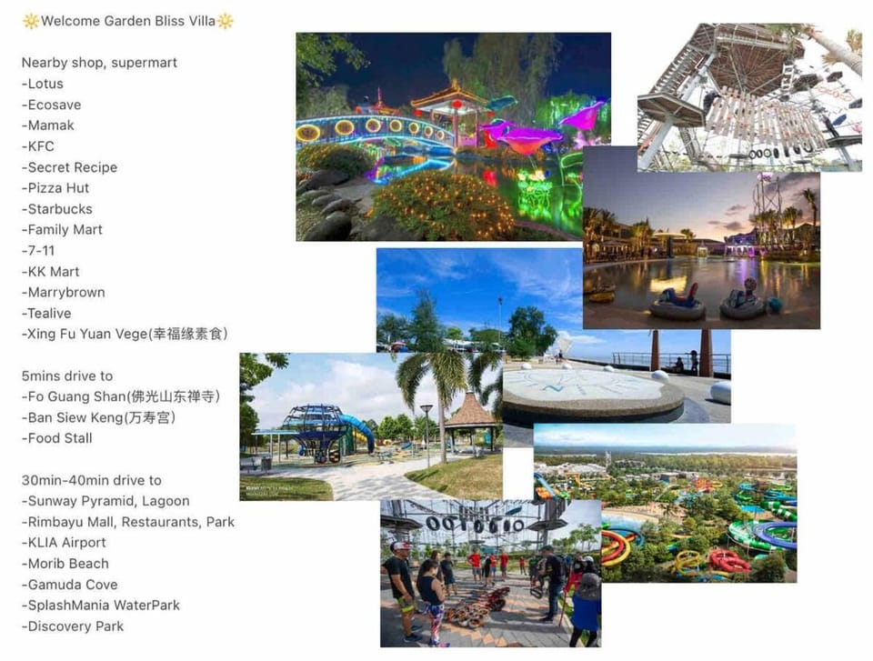 GARDEN BLISS VILLA HOMESTAY Jenjarom Villa in Selangor, Malaysia