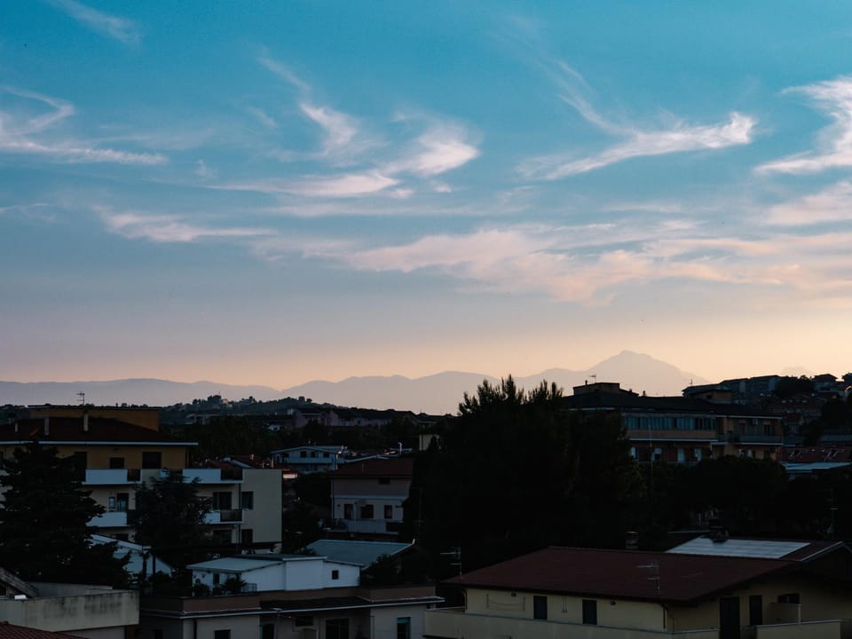 Natural landscape, Sunset