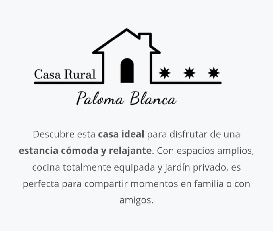 Paloma Blanca House in Castile and León