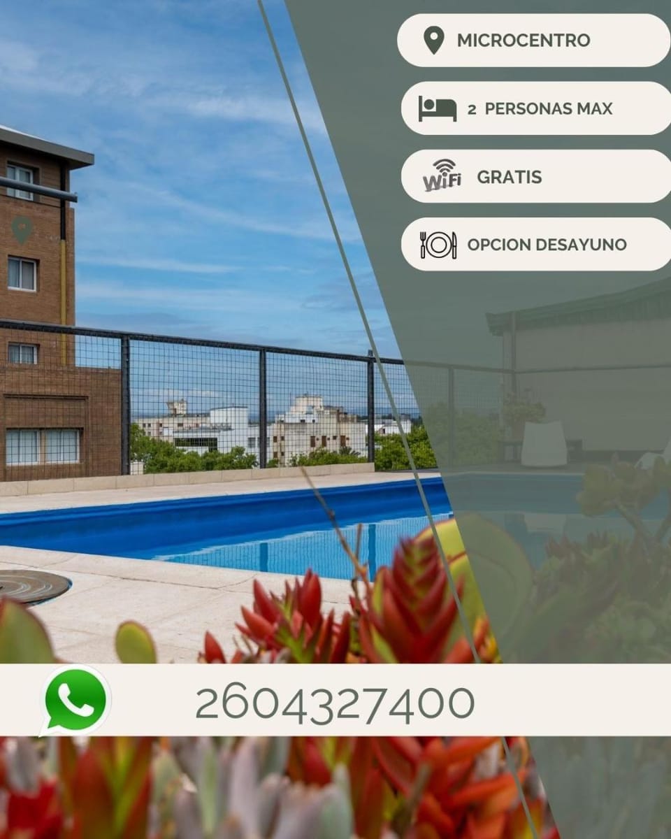 Microcentro - Wifi 300 Mb - Aire - Tv Cable - Dttos Day Apartment in San Rafael