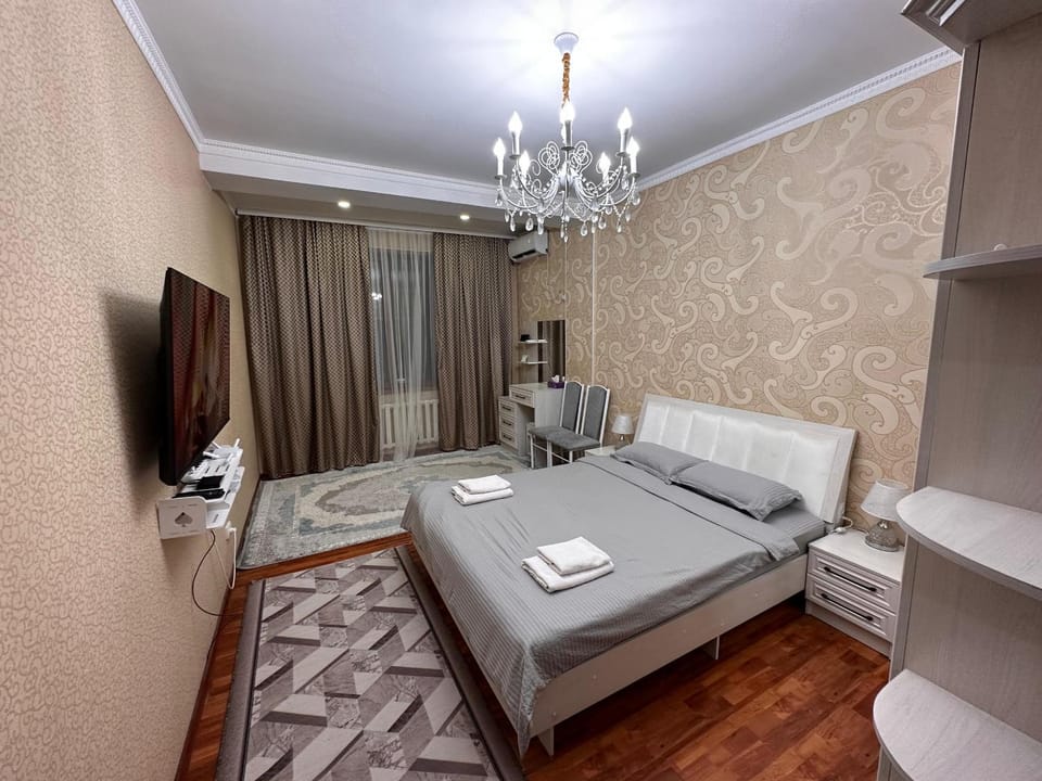 Bed, Bedroom, air conditioner
